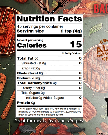 Backyard BBQ Rub | 6.4 oz Shaker