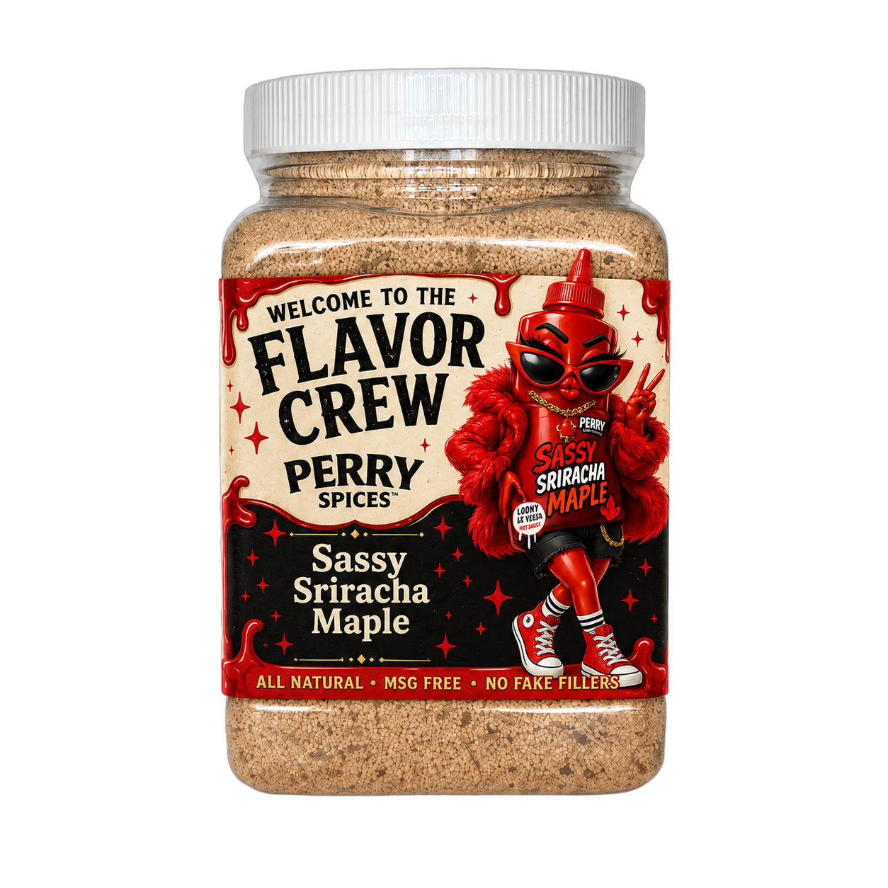Sassy Sriracha Maple Seasoning – Flavor XL 1 lb | Perry Spices