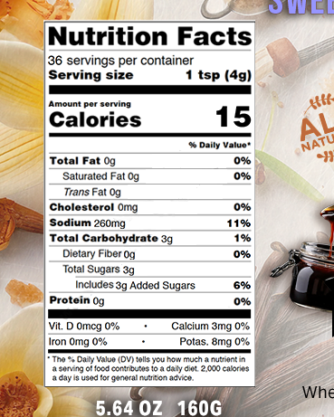 Sweet Vanilla Dream | 5.64 oz Shaker