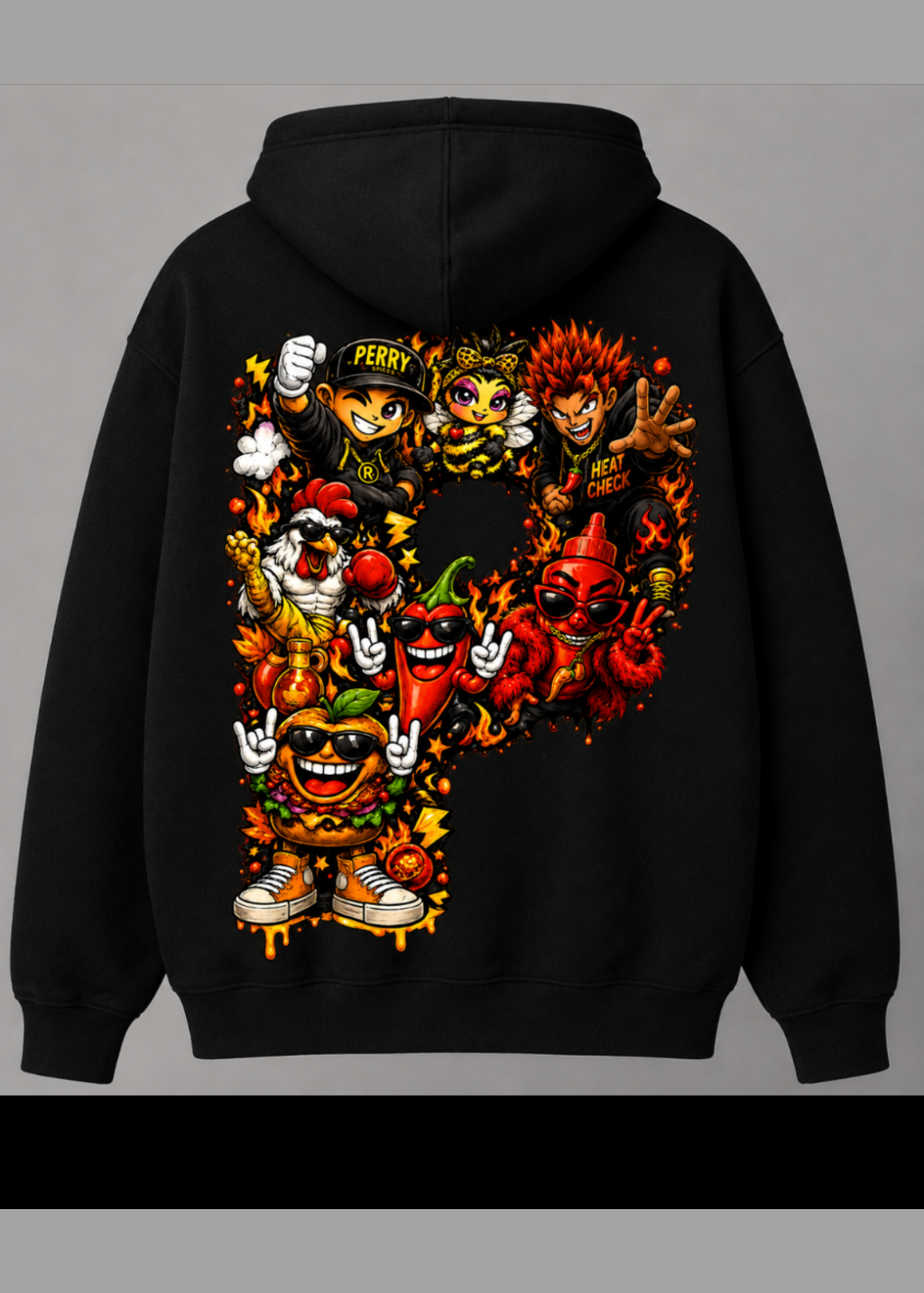 Meet the Flavor Crew Hoodie — Black