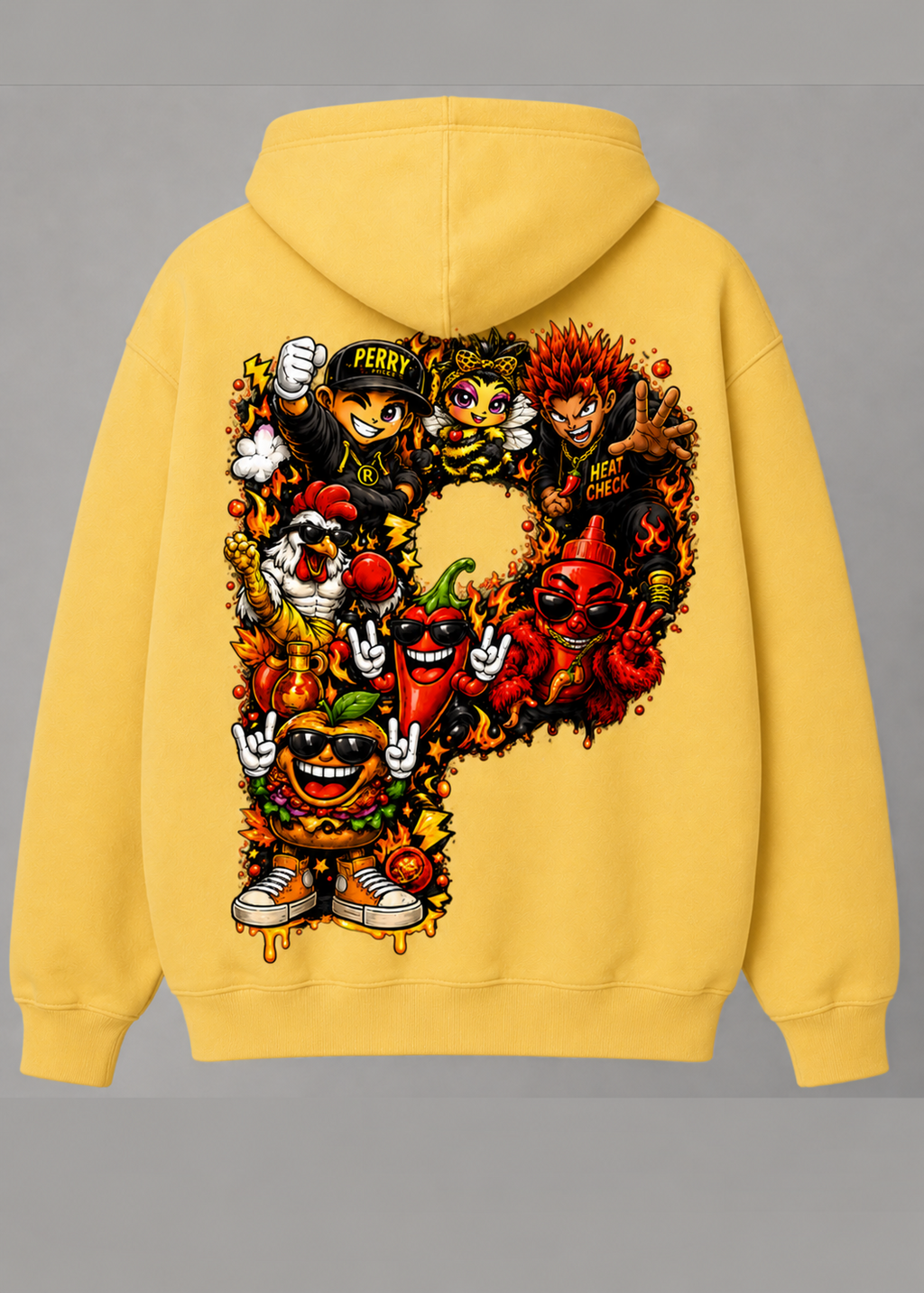 Meet the Flavor Crew Hoodie — Yellow