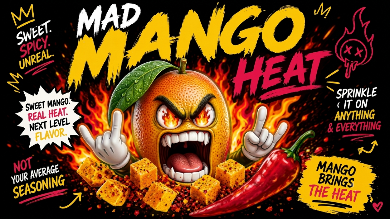 Mad Mango Heat | 6.6 oz Shaker