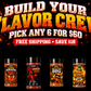 Build Your Flavor Crew- Any 6 Spices for $60