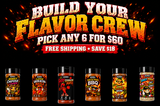 Build Your Flavor Crew- Any 6 Spices for $60