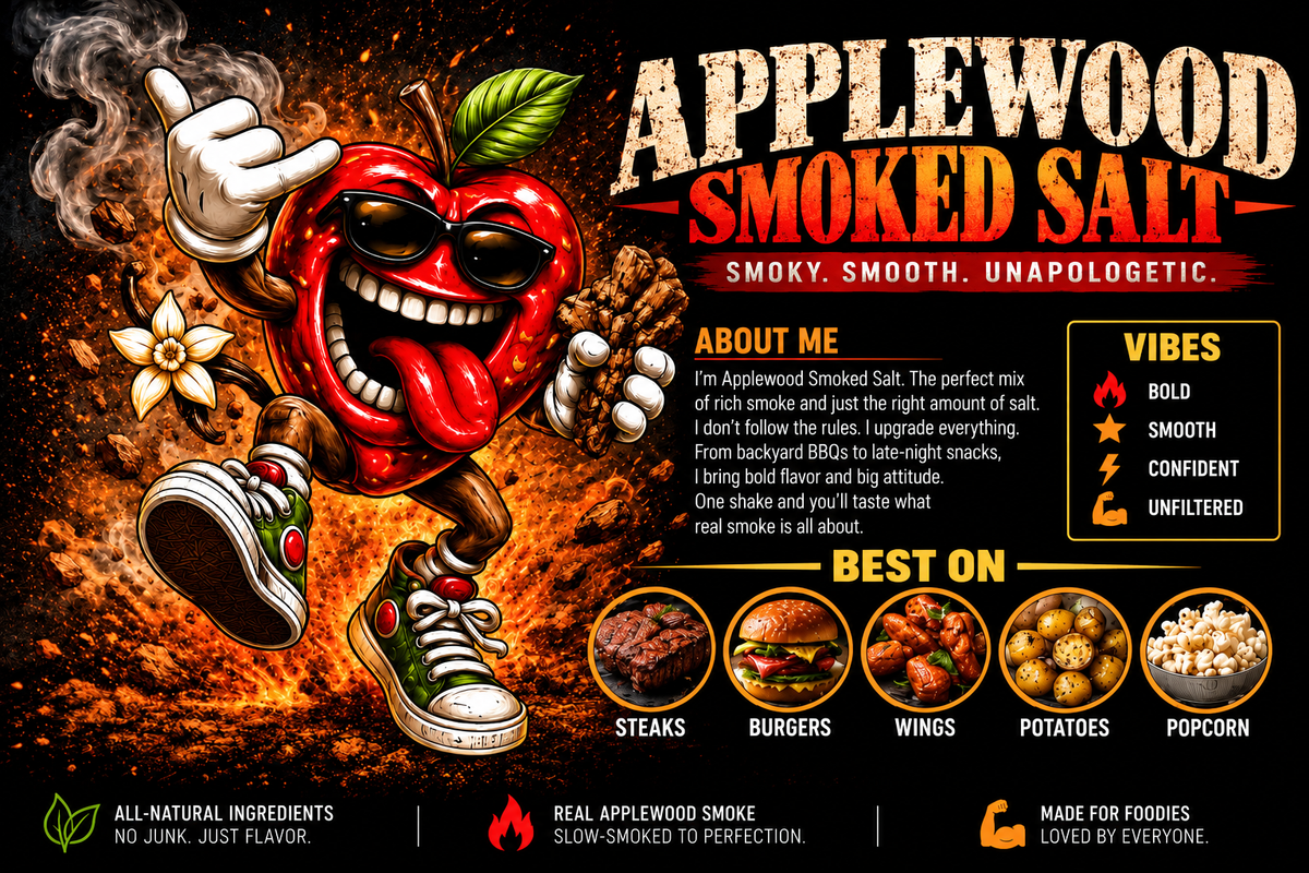 Applewood Smoked Salt | 4 oz