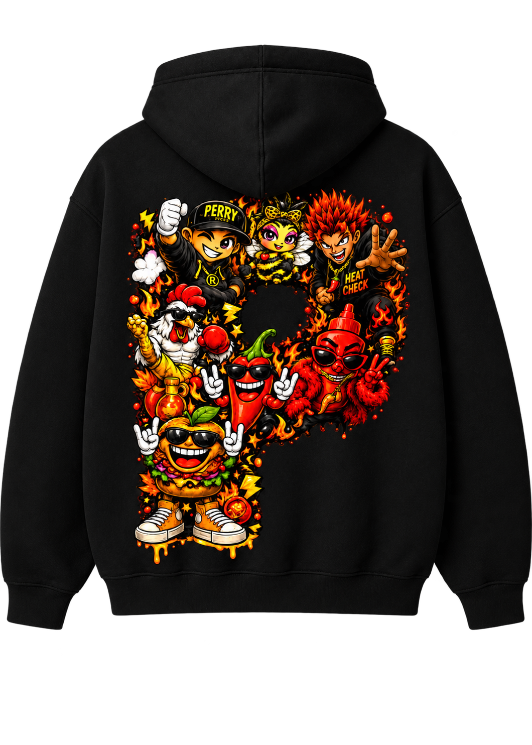 Meet the Flavor Crew Hoodie — Black