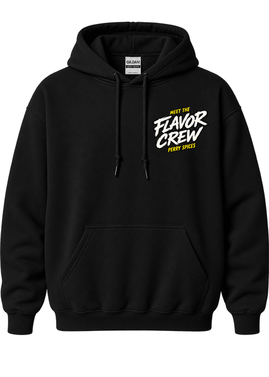 Meet the Flavor Crew Hoodie — Black