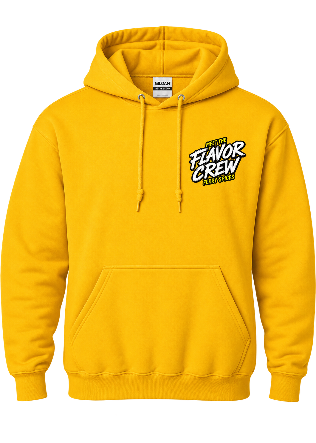 Meet the Flavor Crew Hoodie — Gold
