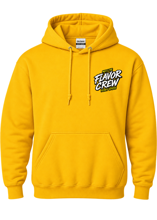 Meet the Flavor Crew Hoodie — Gold