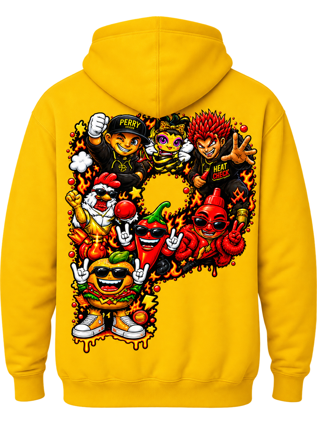 Meet the Flavor Crew Hoodie — Gold