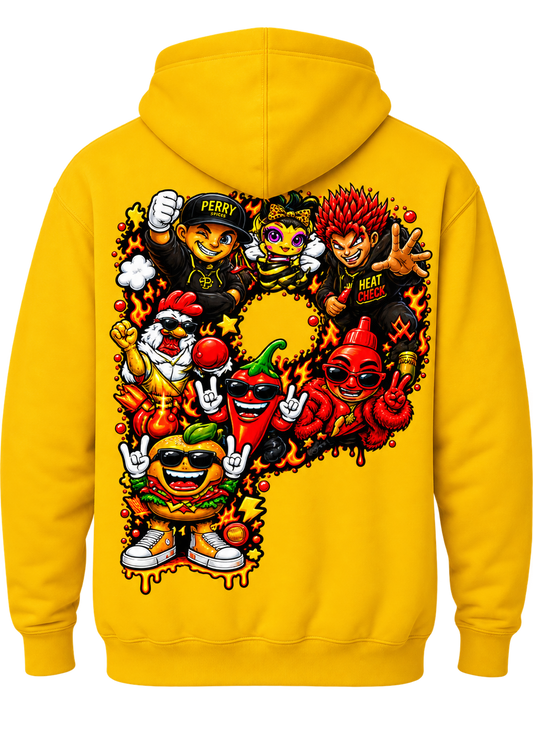 Meet the Flavor Crew Hoodie — Gold