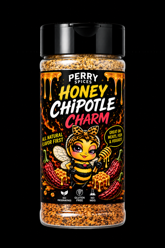 Perry Spices Honey Chipotle Charm | 5.1 oz Shaker