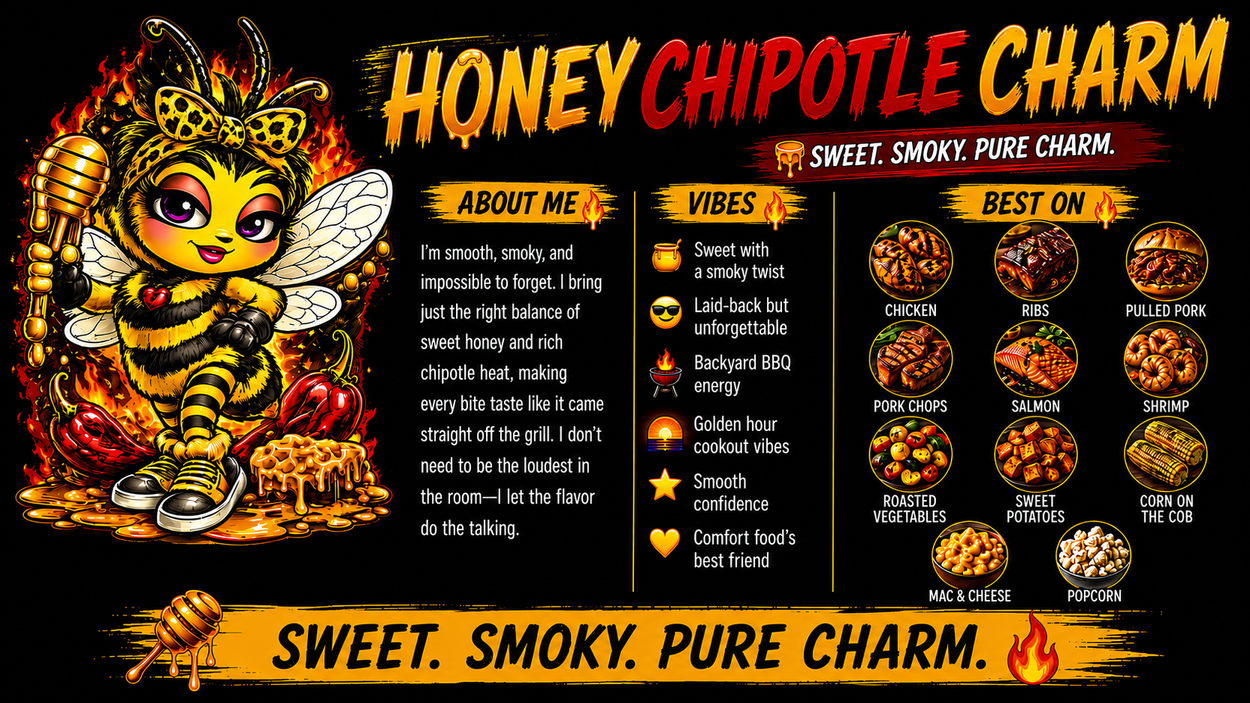 Honey Chipotle Charm | 5.1 oz Shaker