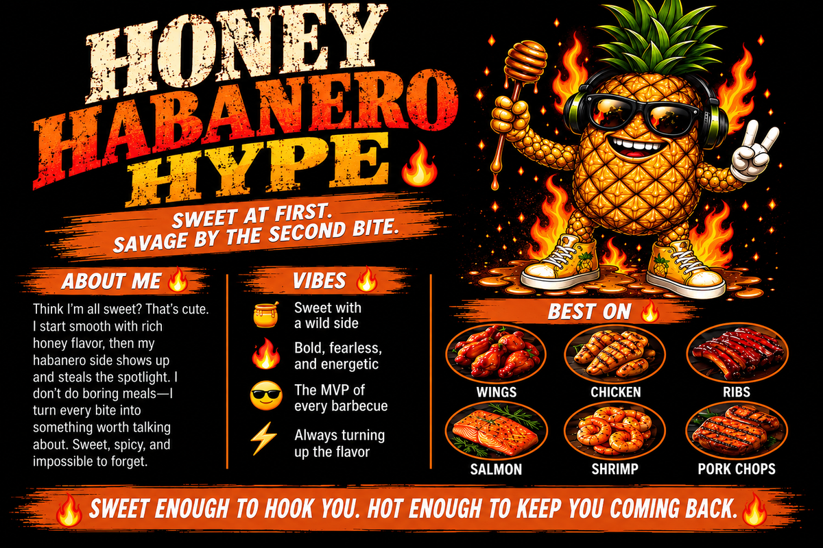 Honey Habanero Hype | 5.2 oz