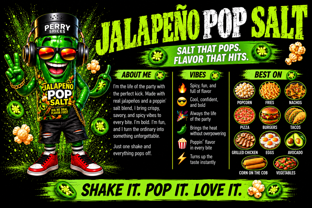 Jalapeño Pop Salt | 8.5 oz