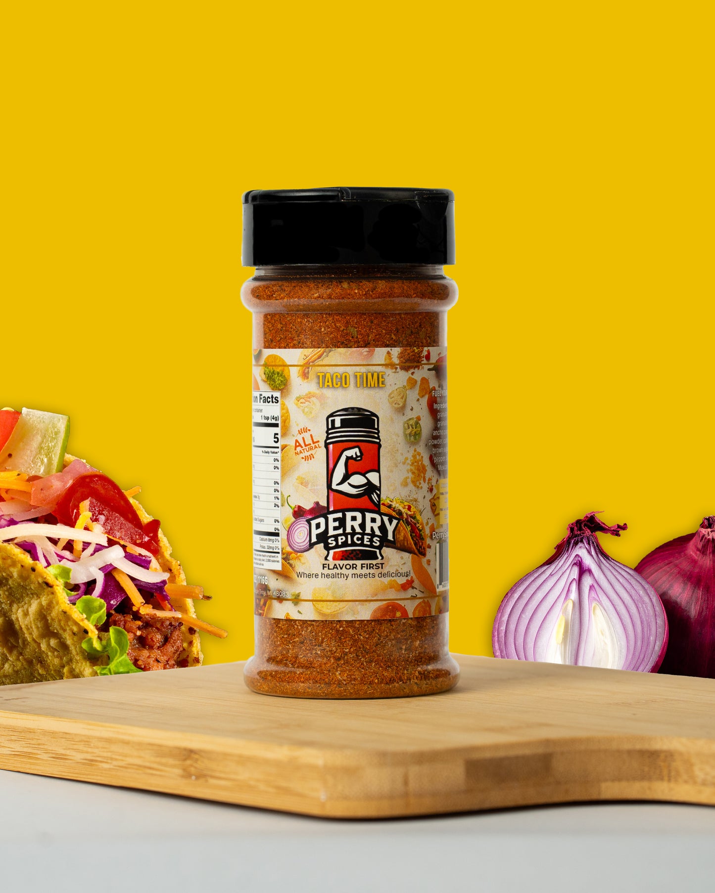 Taco Time | 4.1 oz Shaker
