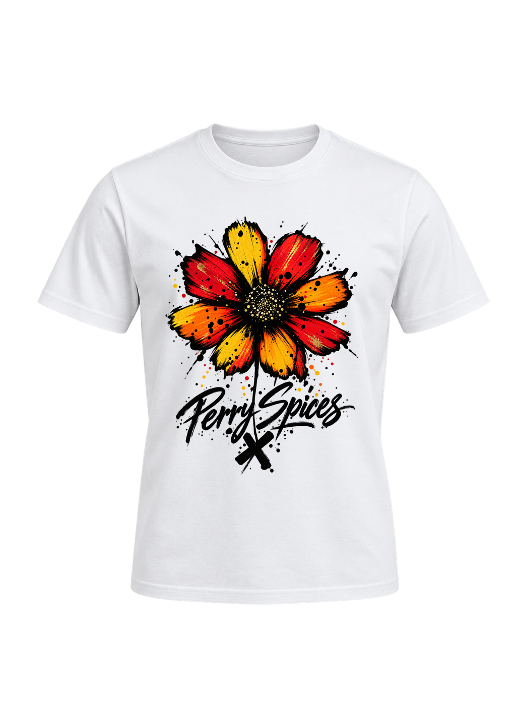 Perry Spices Flower Street Tee – White