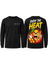 Enjoy the Heat Black Long-Sleeve Tee
