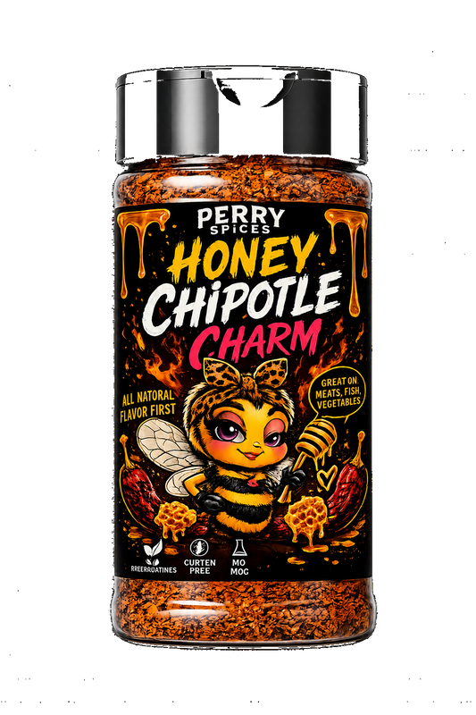 Perry Spices Honey Chipotle Charm | 5.1 oz Shaker